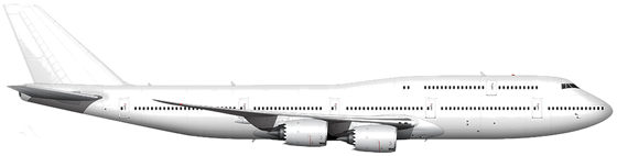 Boeing 747 in flight
